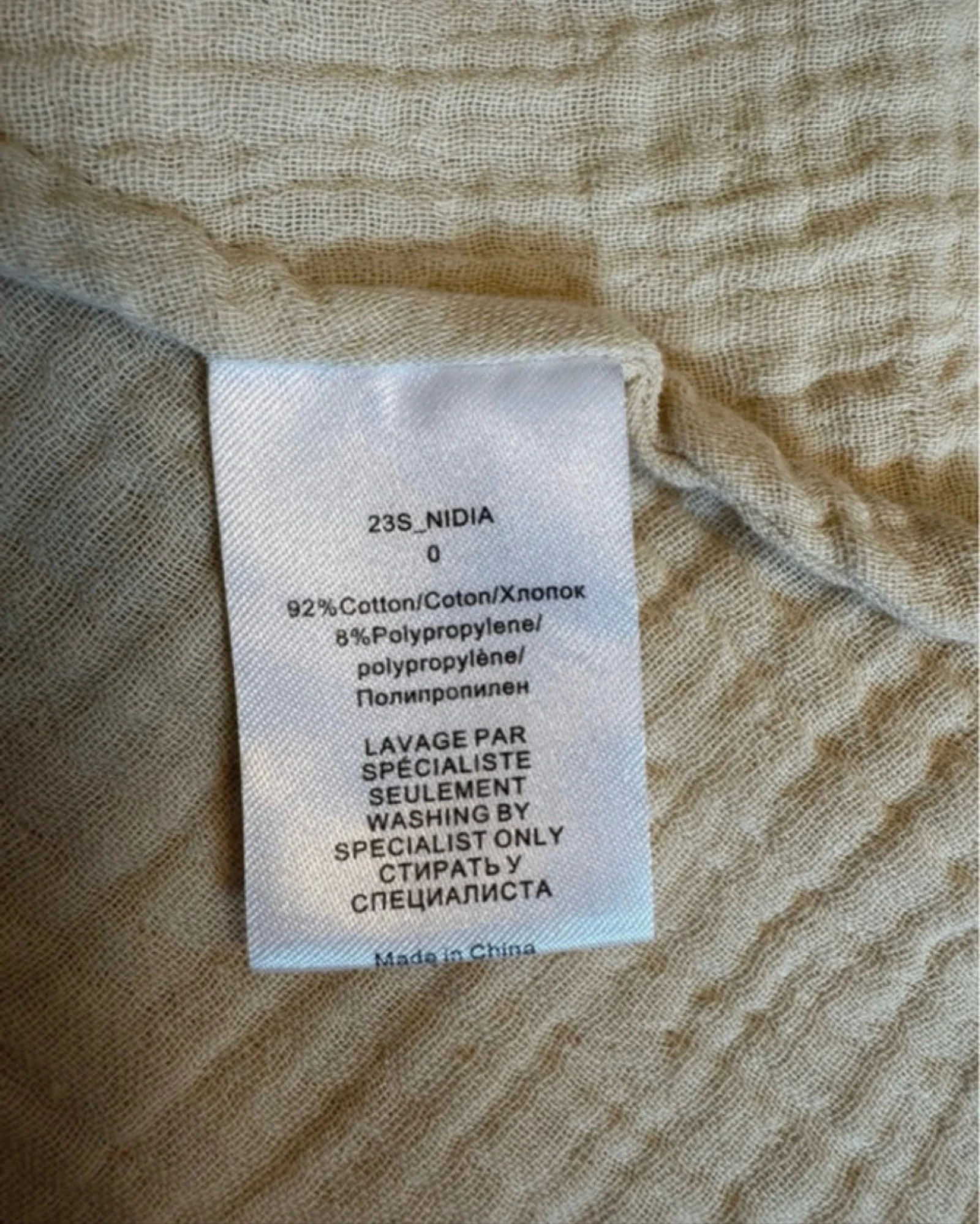 Blusa boho beige talla S de Mes Demoiselles – photo 9